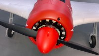 AMXFlight bestuurbare YAK-11 rood met wit EPO versie 6S giro en PNP